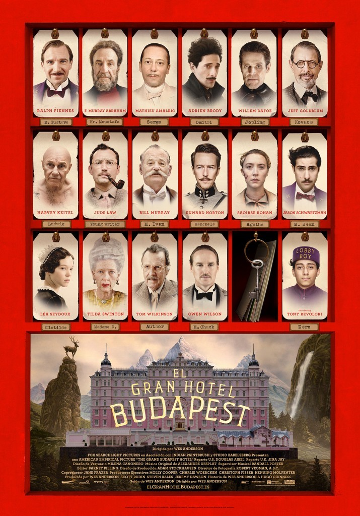 El Gran Hotel Budapest_Póster Oficial