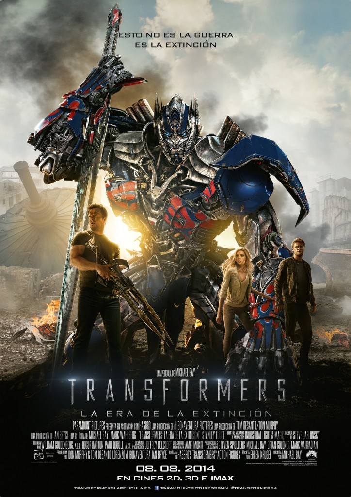 Transformers La era de la extinción_cartel