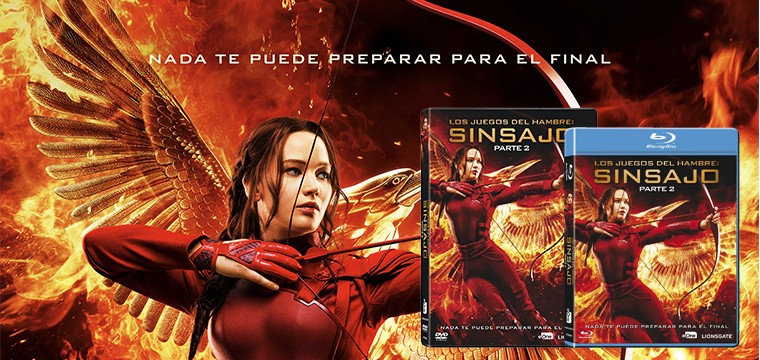 Katniss Everdeen regresa en el DVD y BD de Los juegos del Hambre Sinsajo Parte 2