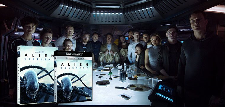 El regreso de Ridley Scott con Alien Covenant en DVD y BD