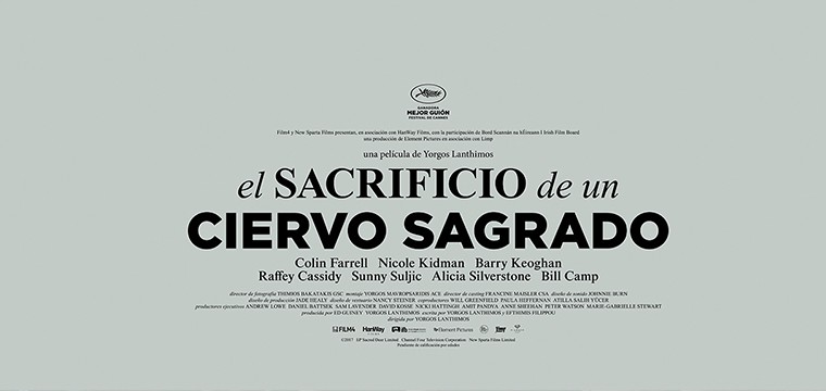 Nuevo póster de la cinta «El sacrificio de un ciervo sagrado»