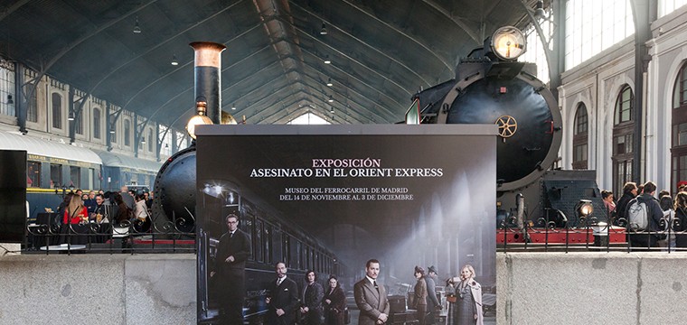 Exposición de vestuario en el museo del Ferrocarril, Asesinato en el Orient Express