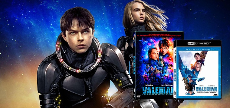 Lo último de Luc Besson, Valerian estará disponible en DVD y BD en Diciembre