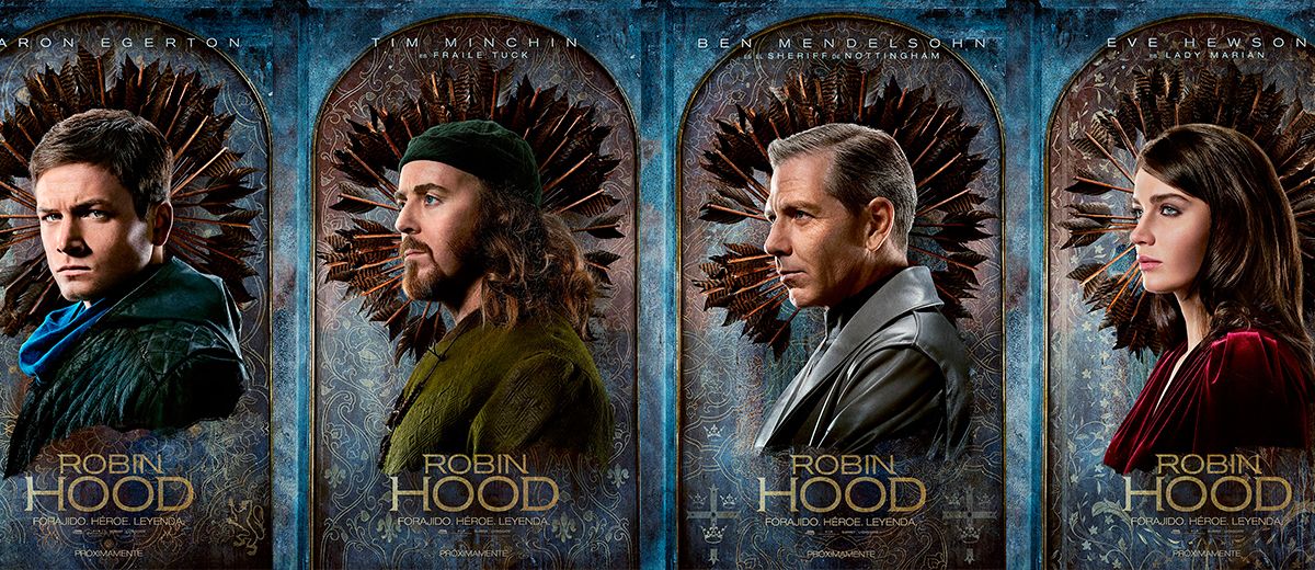 Pósters de los personajes de Robin Hood